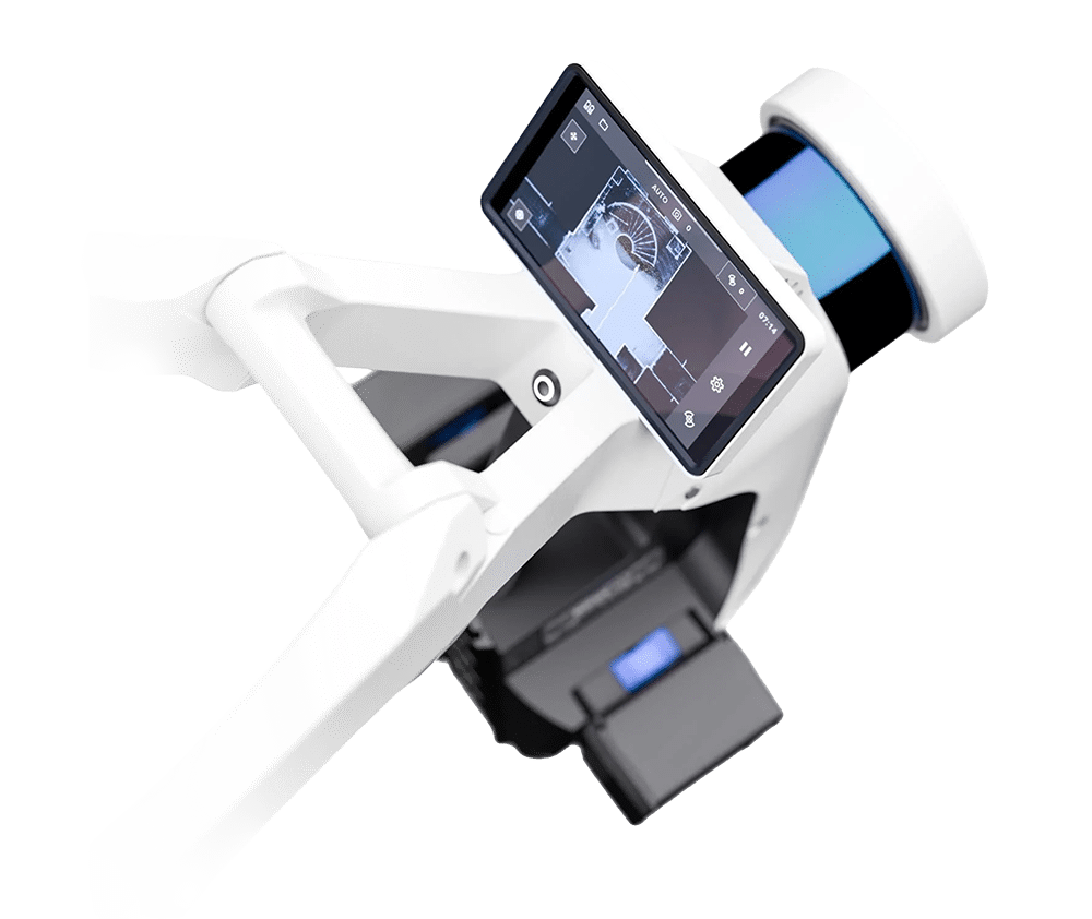 NavVis VLX 2 mobiler 3D-Laserscanner für 3D Aufmass - tragbarer Laserscanner zur schnellen Gebäudevermessung, Punktwolken für BIM.