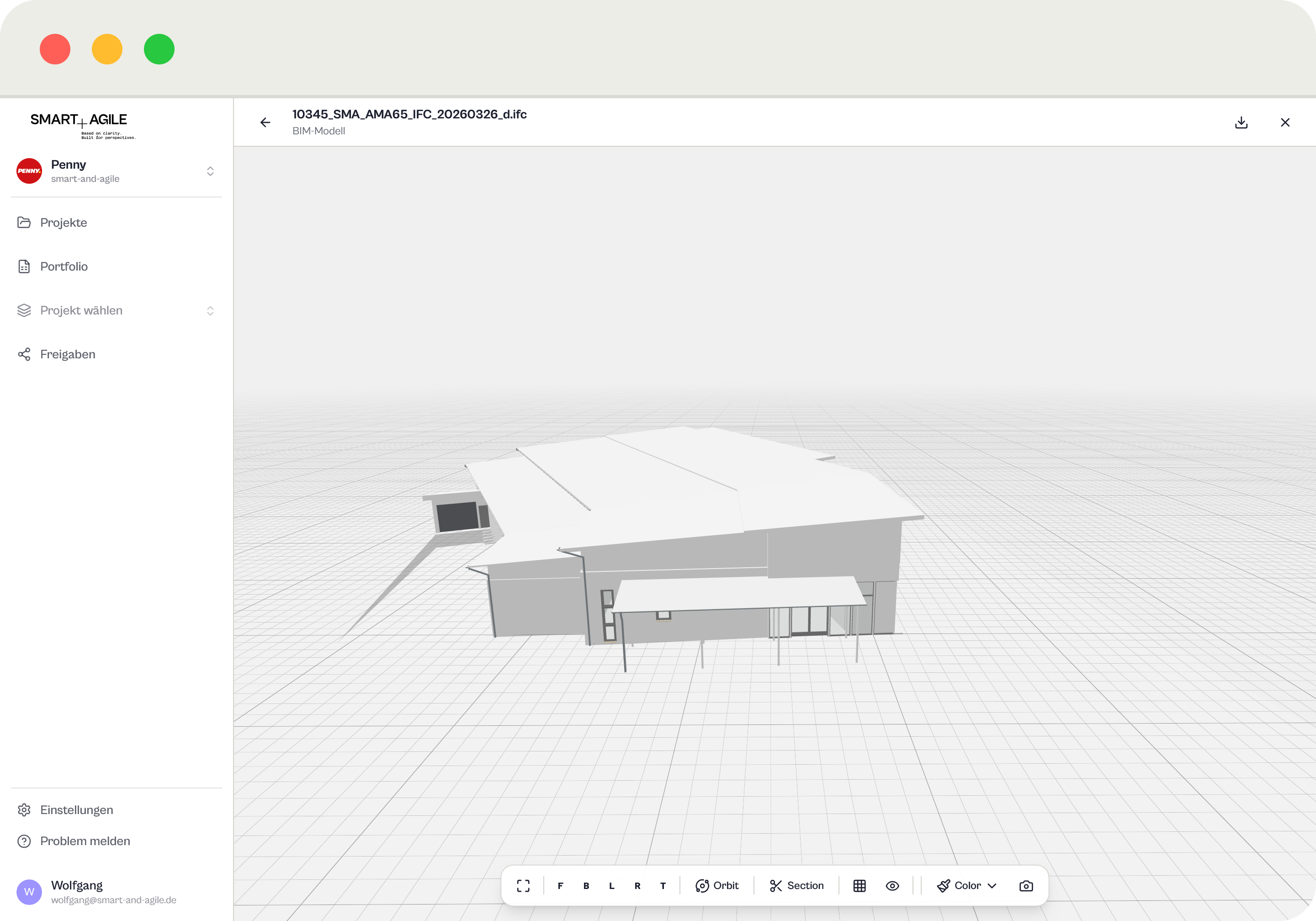 dokumentieren-plattform-3d-modell